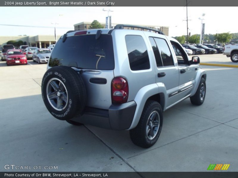 Bright Silver Metallic / Dark Slate Gray 2004 Jeep Liberty Sport