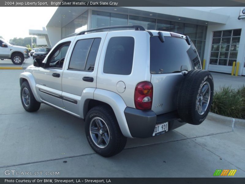 Bright Silver Metallic / Dark Slate Gray 2004 Jeep Liberty Sport