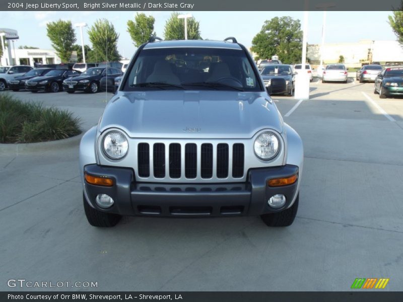 Bright Silver Metallic / Dark Slate Gray 2004 Jeep Liberty Sport