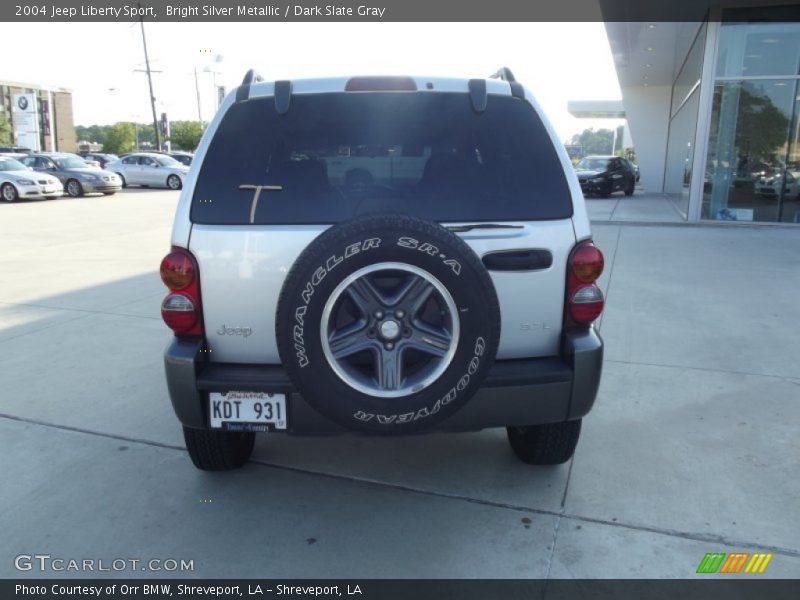 Bright Silver Metallic / Dark Slate Gray 2004 Jeep Liberty Sport
