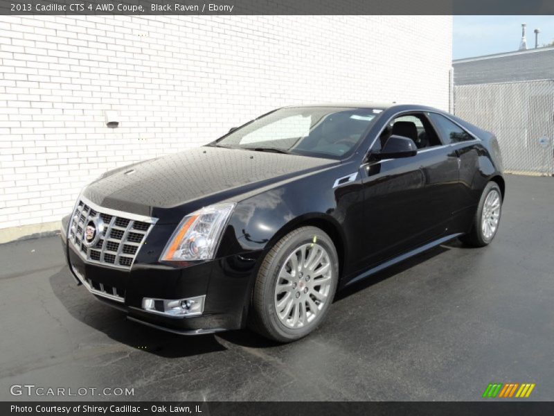 Front 3/4 View of 2013 CTS 4 AWD Coupe