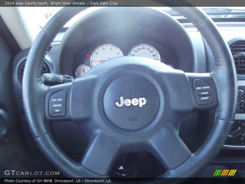 Bright Silver Metallic / Dark Slate Gray 2004 Jeep Liberty Sport