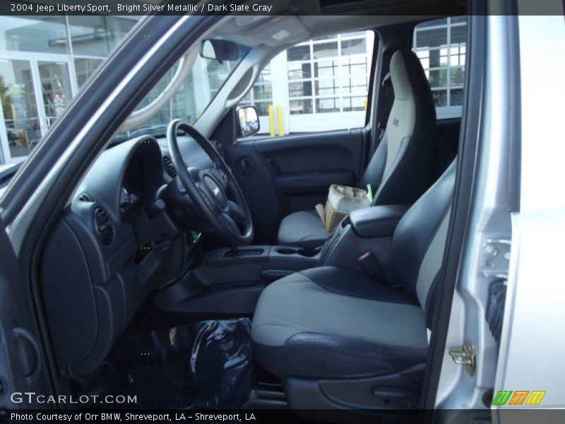 Bright Silver Metallic / Dark Slate Gray 2004 Jeep Liberty Sport