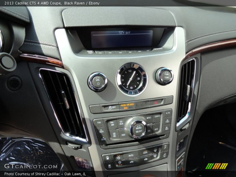 Controls of 2013 CTS 4 AWD Coupe