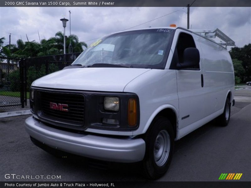 Summit White / Pewter 2000 GMC Savana Van 1500 Cargo