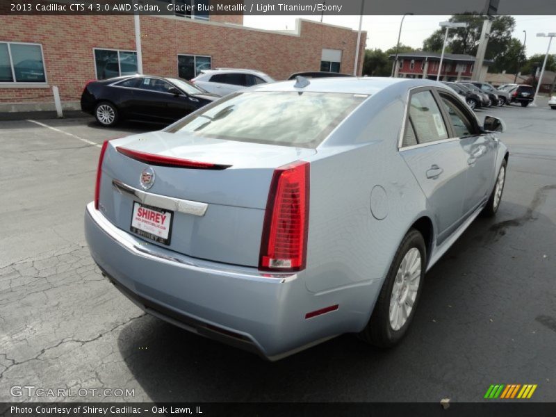 Glacier Blue Metallic / Light Titanium/Ebony 2013 Cadillac CTS 4 3.0 AWD Sedan