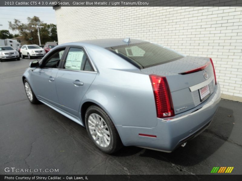 Glacier Blue Metallic / Light Titanium/Ebony 2013 Cadillac CTS 4 3.0 AWD Sedan
