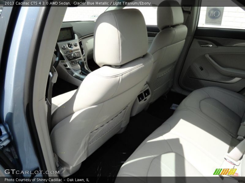 Glacier Blue Metallic / Light Titanium/Ebony 2013 Cadillac CTS 4 3.0 AWD Sedan
