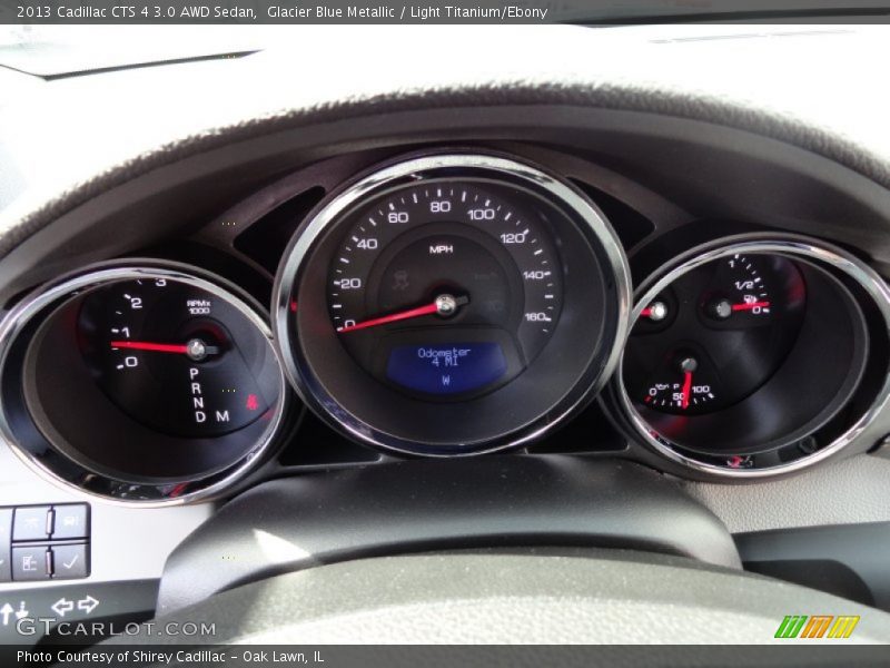  2013 CTS 4 3.0 AWD Sedan 4 3.0 AWD Sedan Gauges