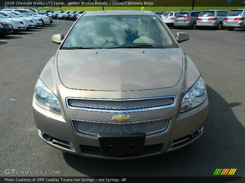 Amber Bronze Metallic / Cocoa/Cashmere Beige 2008 Chevrolet Malibu LTZ Sedan