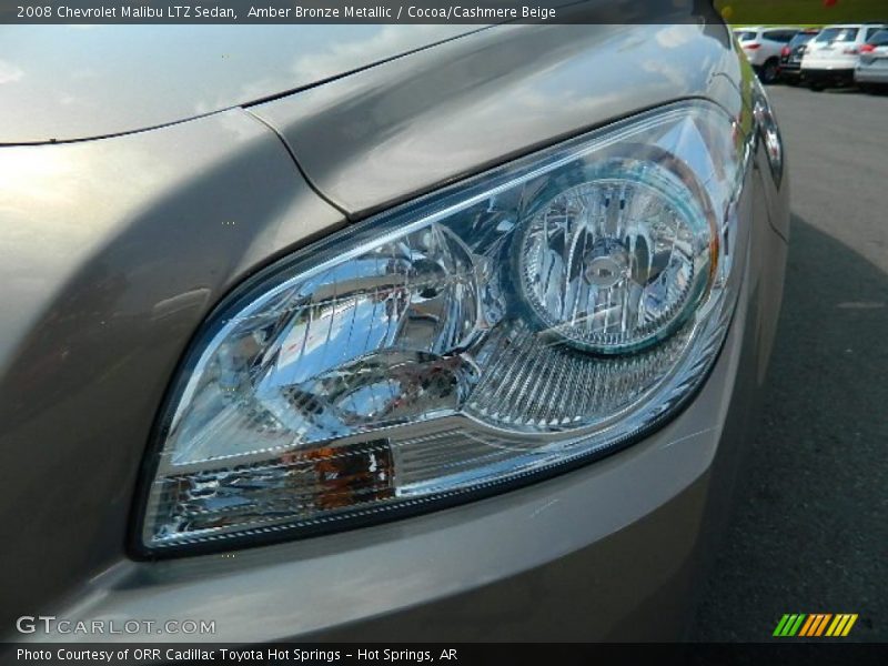 Amber Bronze Metallic / Cocoa/Cashmere Beige 2008 Chevrolet Malibu LTZ Sedan