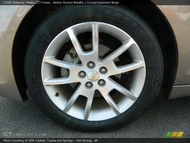 Amber Bronze Metallic / Cocoa/Cashmere Beige 2008 Chevrolet Malibu LTZ Sedan