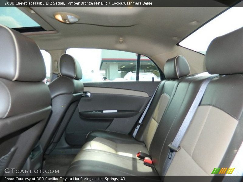 Amber Bronze Metallic / Cocoa/Cashmere Beige 2008 Chevrolet Malibu LTZ Sedan