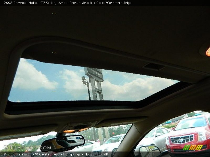 Amber Bronze Metallic / Cocoa/Cashmere Beige 2008 Chevrolet Malibu LTZ Sedan