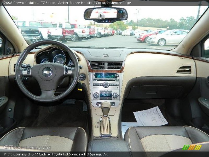Amber Bronze Metallic / Cocoa/Cashmere Beige 2008 Chevrolet Malibu LTZ Sedan