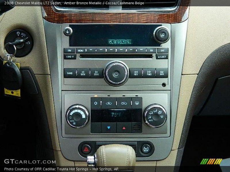 Amber Bronze Metallic / Cocoa/Cashmere Beige 2008 Chevrolet Malibu LTZ Sedan