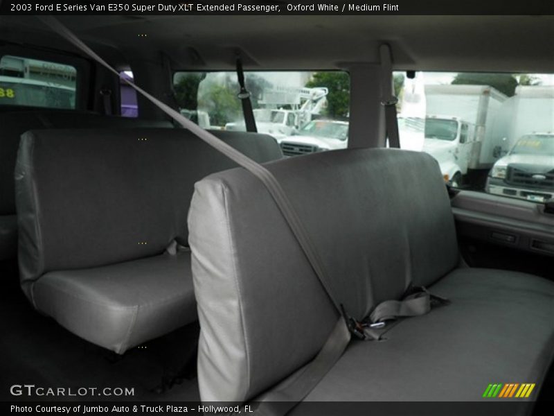 Oxford White / Medium Flint 2003 Ford E Series Van E350 Super Duty XLT Extended Passenger