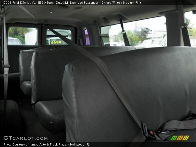 Oxford White / Medium Flint 2003 Ford E Series Van E350 Super Duty XLT Extended Passenger