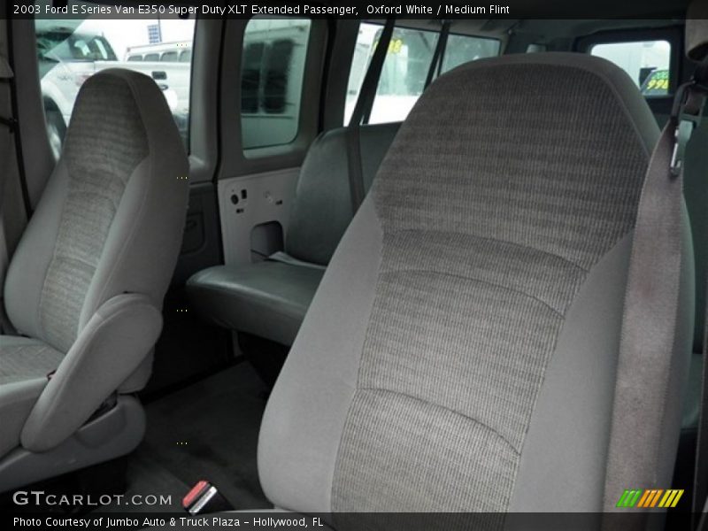 Oxford White / Medium Flint 2003 Ford E Series Van E350 Super Duty XLT Extended Passenger