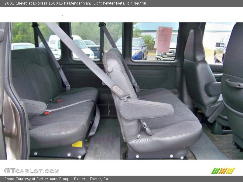 Light Pewter Metallic / Neutral 2001 Chevrolet Express 1500 LS Passenger Van