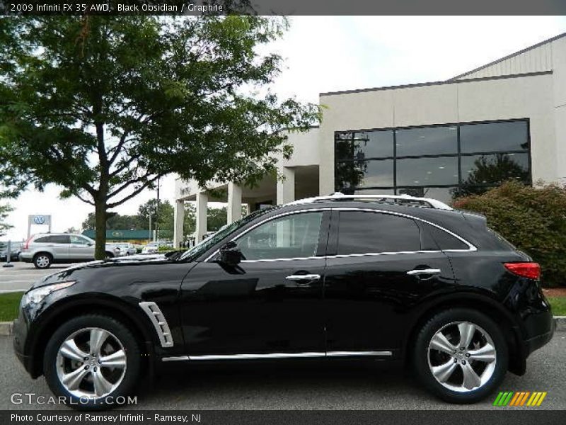 Black Obsidian / Graphite 2009 Infiniti FX 35 AWD