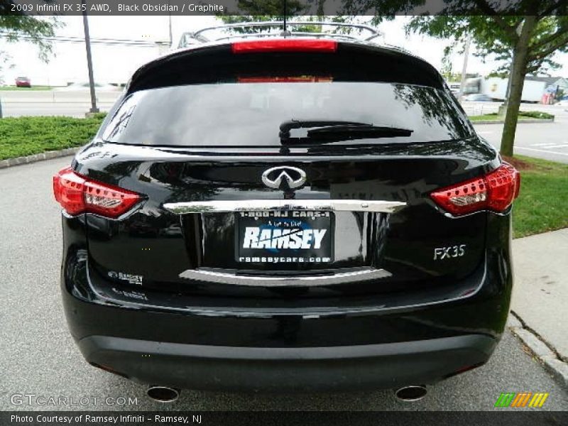 Black Obsidian / Graphite 2009 Infiniti FX 35 AWD