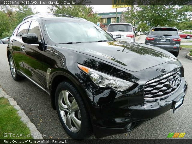 Black Obsidian / Graphite 2009 Infiniti FX 35 AWD