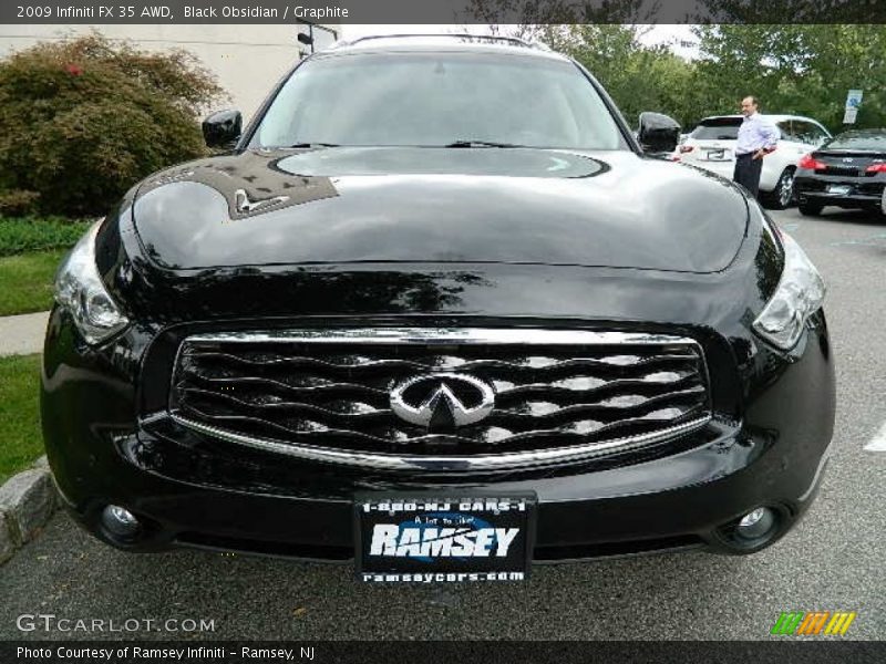 Black Obsidian / Graphite 2009 Infiniti FX 35 AWD