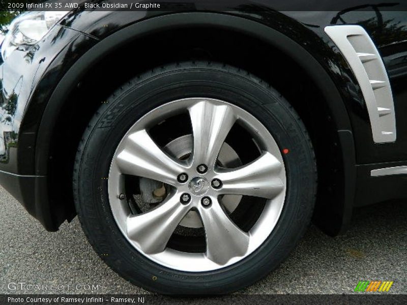 Black Obsidian / Graphite 2009 Infiniti FX 35 AWD