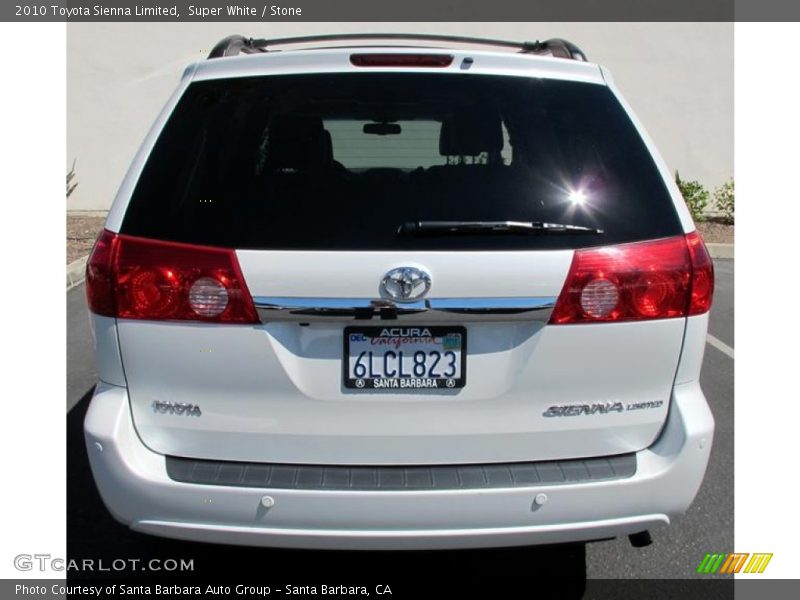 Super White / Stone 2010 Toyota Sienna Limited