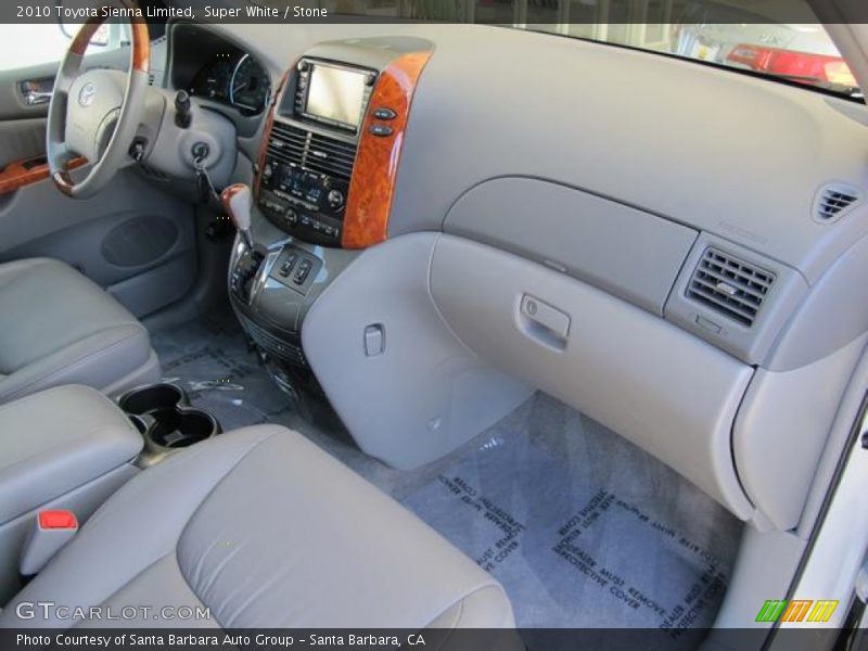 Super White / Stone 2010 Toyota Sienna Limited