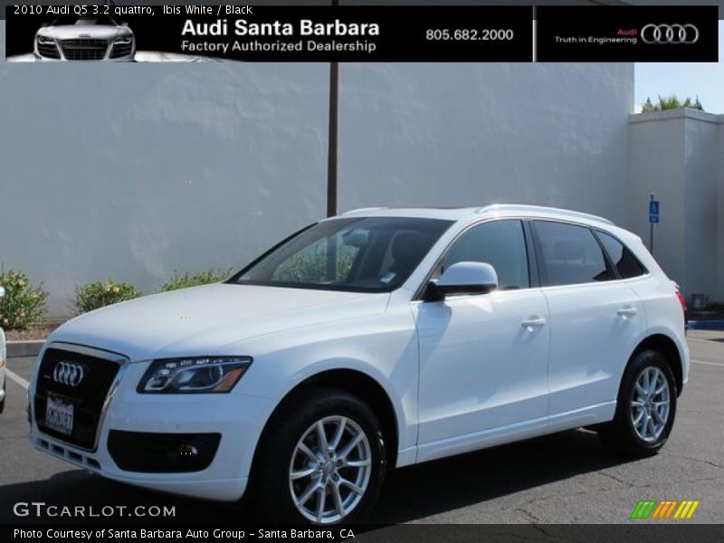 Ibis White / Black 2010 Audi Q5 3.2 quattro