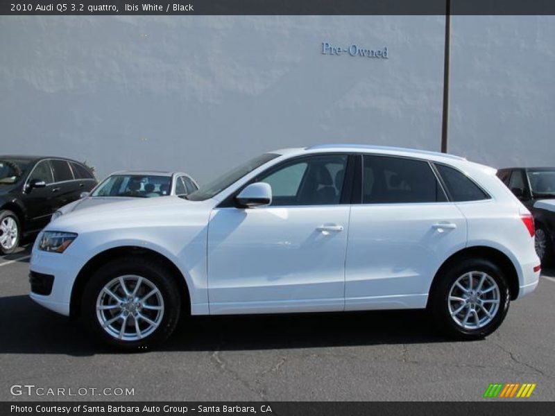 Ibis White / Black 2010 Audi Q5 3.2 quattro