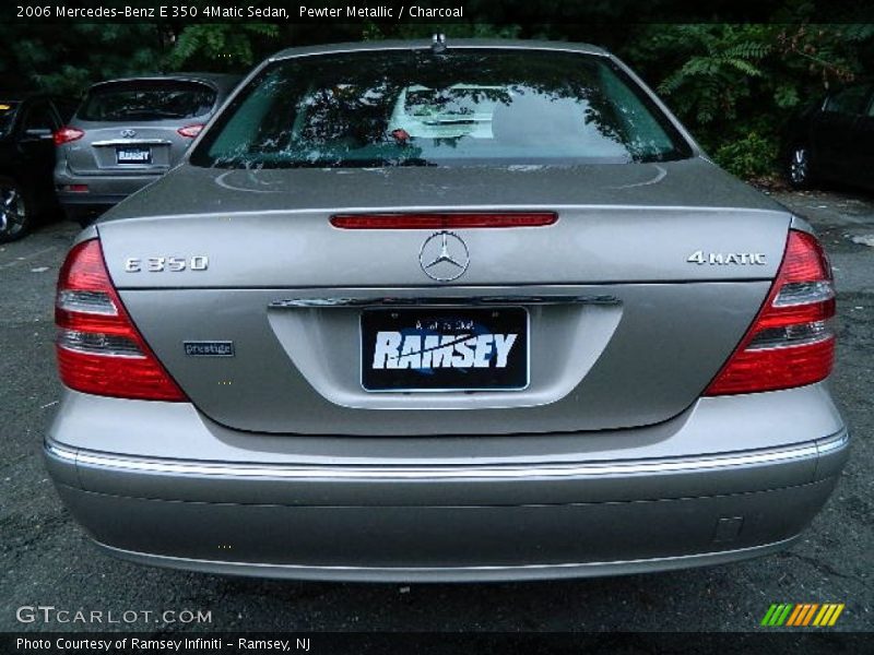 Pewter Metallic / Charcoal 2006 Mercedes-Benz E 350 4Matic Sedan
