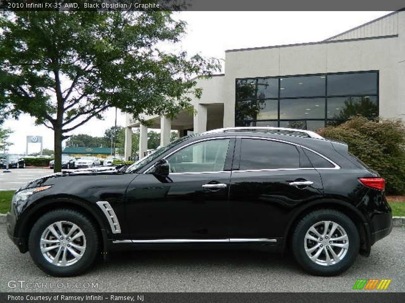 Black Obsidian / Graphite 2010 Infiniti FX 35 AWD
