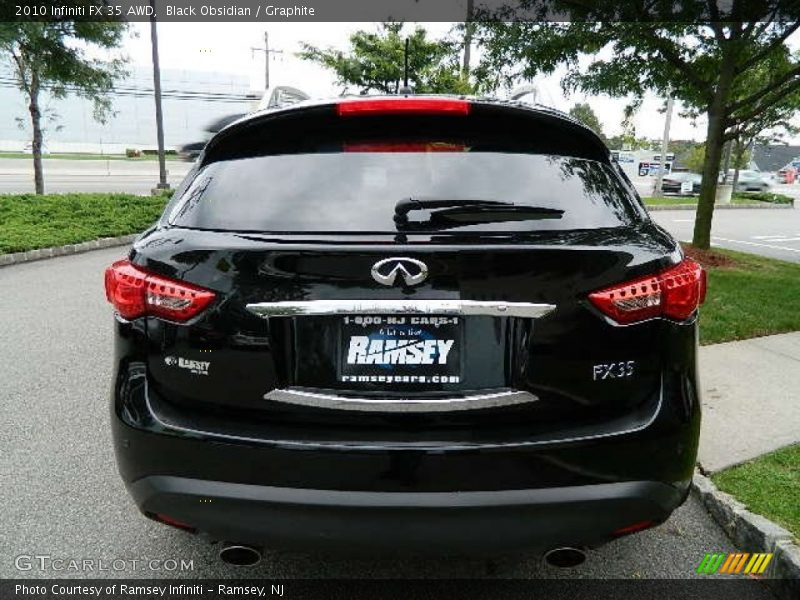 Black Obsidian / Graphite 2010 Infiniti FX 35 AWD