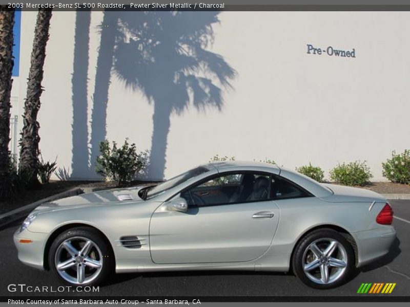 2003 SL 500 Roadster Pewter Silver Metallic