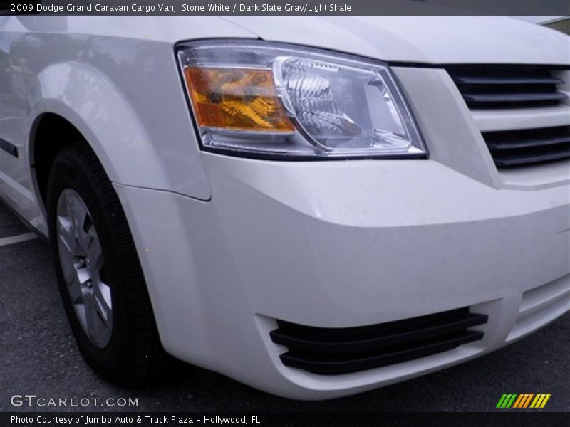 Stone White / Dark Slate Gray/Light Shale 2009 Dodge Grand Caravan Cargo Van
