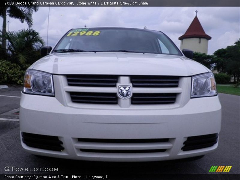 Stone White / Dark Slate Gray/Light Shale 2009 Dodge Grand Caravan Cargo Van