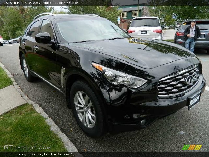 Black Obsidian / Graphite 2010 Infiniti FX 35 AWD