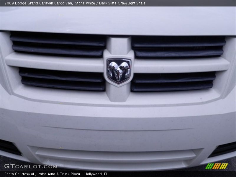 Stone White / Dark Slate Gray/Light Shale 2009 Dodge Grand Caravan Cargo Van