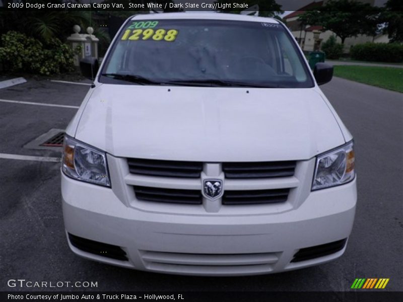 Stone White / Dark Slate Gray/Light Shale 2009 Dodge Grand Caravan Cargo Van