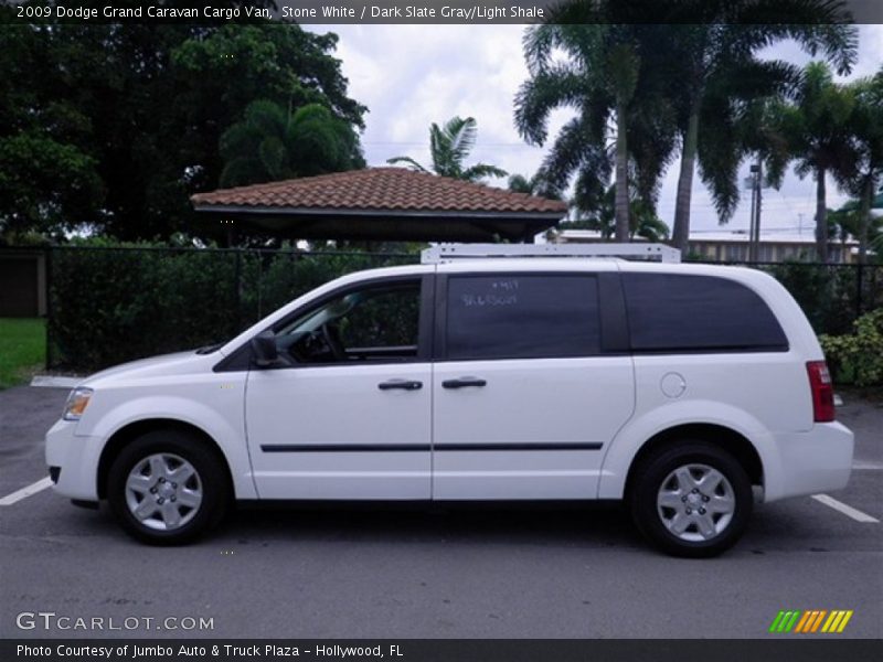 Stone White / Dark Slate Gray/Light Shale 2009 Dodge Grand Caravan Cargo Van