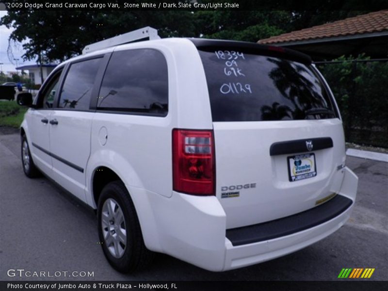 Stone White / Dark Slate Gray/Light Shale 2009 Dodge Grand Caravan Cargo Van