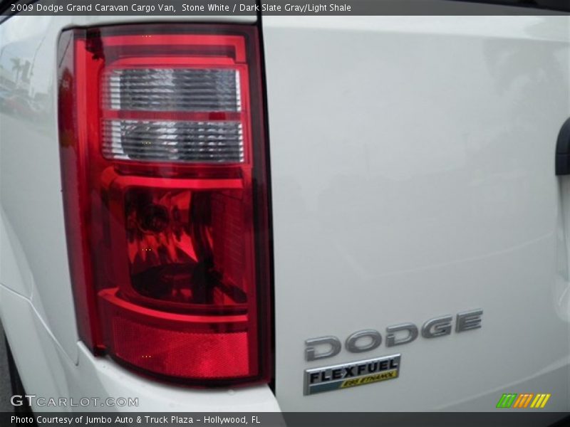 Stone White / Dark Slate Gray/Light Shale 2009 Dodge Grand Caravan Cargo Van