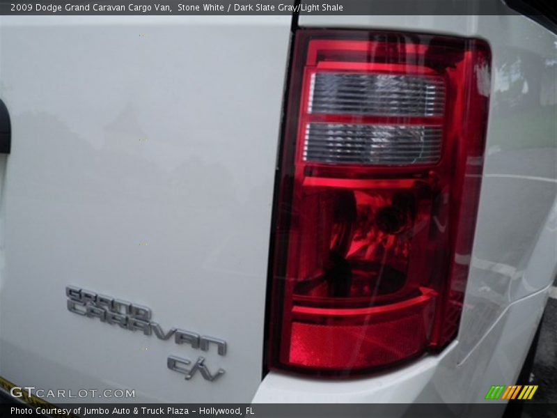 Stone White / Dark Slate Gray/Light Shale 2009 Dodge Grand Caravan Cargo Van