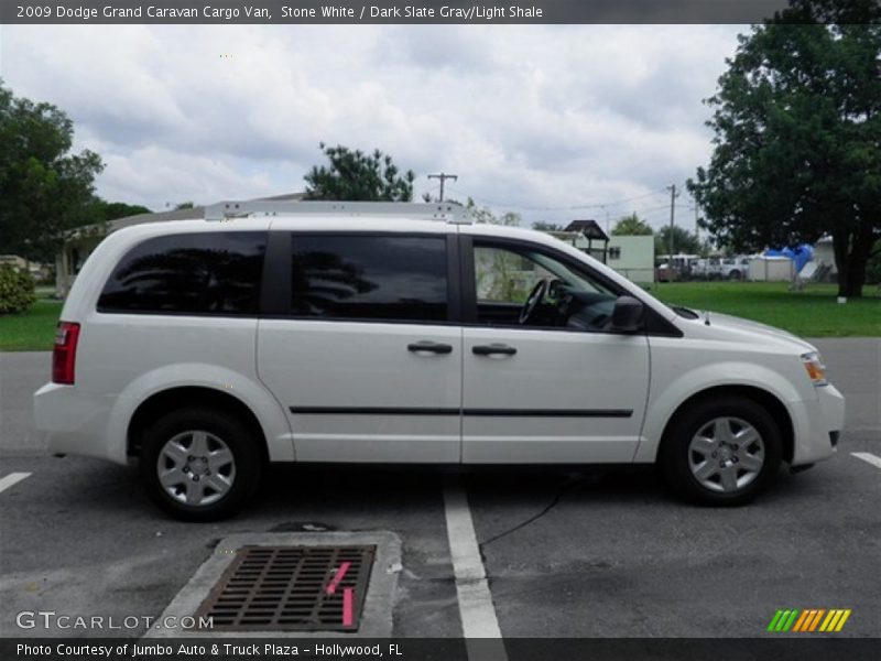 Stone White / Dark Slate Gray/Light Shale 2009 Dodge Grand Caravan Cargo Van