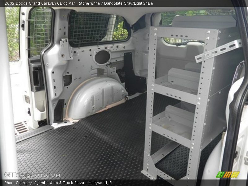 Stone White / Dark Slate Gray/Light Shale 2009 Dodge Grand Caravan Cargo Van