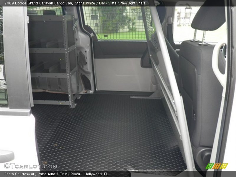Stone White / Dark Slate Gray/Light Shale 2009 Dodge Grand Caravan Cargo Van