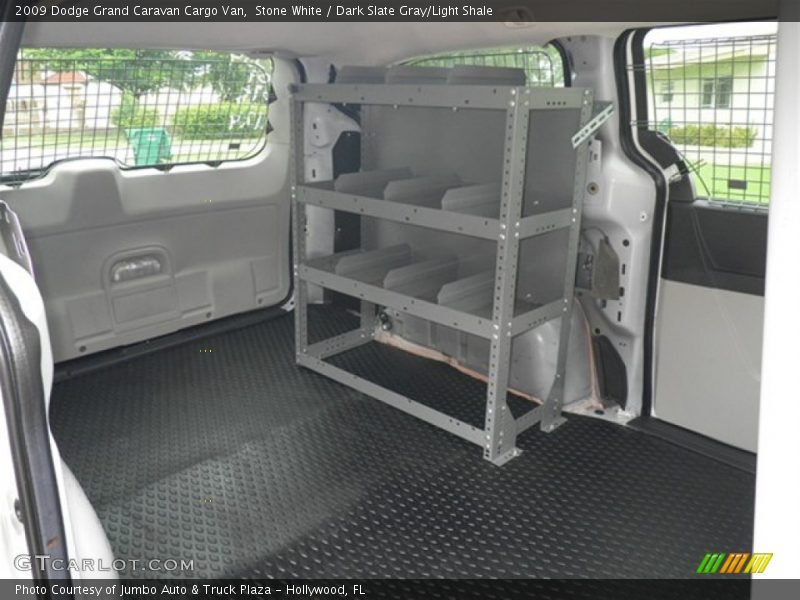 Stone White / Dark Slate Gray/Light Shale 2009 Dodge Grand Caravan Cargo Van